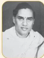 Portrait of Harikathe storyteller Gururajulu Naidu beside the caption naming his films Mooruvare Vajragalu, Hannele Chiguridaaga and Madhu Malathi.