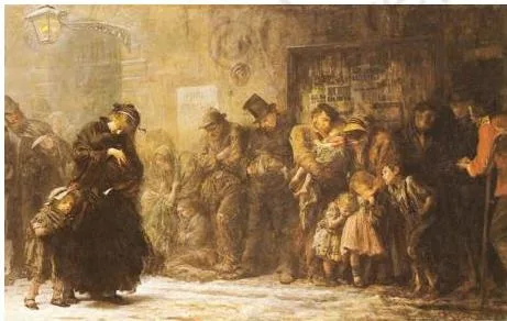 Many artists from the late nineteenth century began idealising workers; they were shown suffering hardship and pain for the cause of the nation.