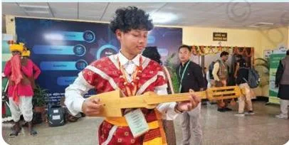 The Kopong, a musical instrument of Ladakh, showing how a region's instruments reflect its culture and traditions
