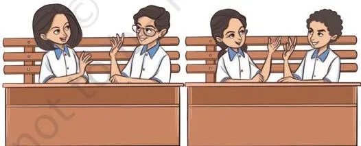 A group of five students, each representing a different vocation from the poem and preparing to speak about who they are and what they do
