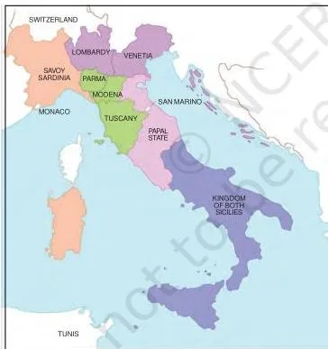 Chief Minister Cavour who led the movement to unify the regions of Italy was neither a revolutionary nor a democrat.