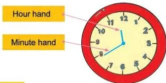 Get a working analog clock or watch.