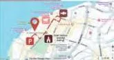A printed information brochure for Fort Kochi with sections on highlights, visitor timings, facilities, getting there, safety and visitor guidelines