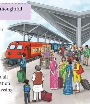 The poet repeats the line, '...there isn't a train goes by,' in all three stanzas to .