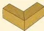 Applications: Basic furniture like small tables or picture frames.
