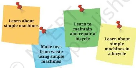 Toys and models made from waste materials using tools, showing what the Maker Skills project produces