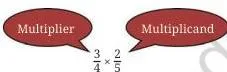 In the case of a fraction multiplied by another fraction, we follow a method similar to the one we used, when we multiplied a fraction by a whole number.